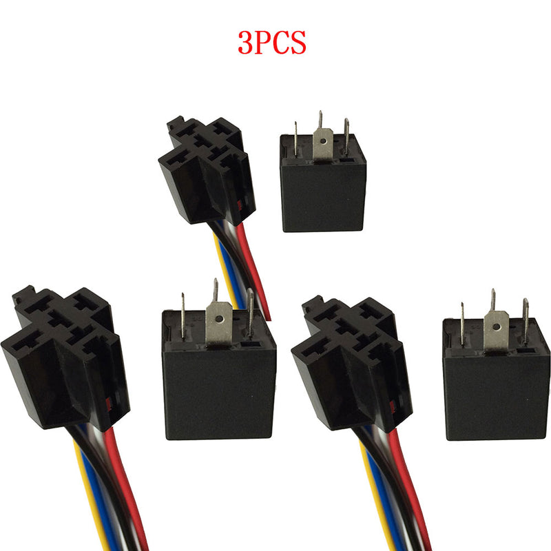 1/3/5 pcs 12VDC Car Auto Automotive 12V DC 40A 4PIN Amp Relay Switch Power New