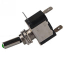 12V 20A Green LED Light Rocker Toggle Switch SPST ON/OFF Car Truck Boat ATV