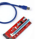 PCI-E 1x to 16 x Powered USB3.0 GPU Riser Extender Adapter Card Ethereum Best