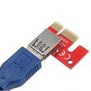 PCI-E 1x to 16 x Powered USB3.0 GPU Riser Extender Adapter Card Ethereum Best