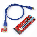 PCI-E 1x to 16 x Powered USB3.0 GPU Riser Extender Adapter Card Ethereum Best