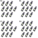 10x T10 194 168 W5W COB LED CANBUS Bright Glass License Light White Bulb