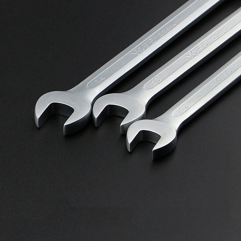 Combination Wrench Set 7ps Mechanic Plumber Opened Ring with Bag Repair-Tool Ope