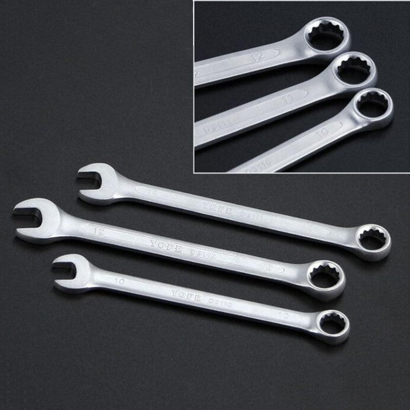 Combination Wrench Set 7ps Mechanic Plumber Opened Ring with Bag Repair-Tool Ope