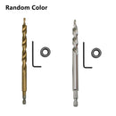 1pc Woodworking 9.5mm Drill Bit Depth Stop Collars Ring Positioner Hex Wrench