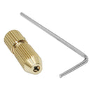 Electric Motor Shaft Clamp Fixture 0.8mm-1.5mm For Bit Micro Brass 1 set Hot