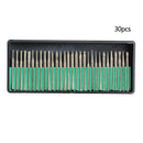 30x Diamond Grinding Cutting Burr Set Drill Nail Bit Rotary Tools Grinder Hot