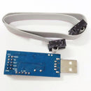 1 x 3.3V USB ISP USBASP Programmer AVR ATMEL ATMega8 Download Pin IDC Cable Hot