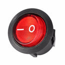 5/10x 15mm 3A/250V 6A/125V ON-OFF SPST 3 Pin Snap In Round Boat Rockers