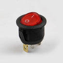 5/10x 15mm 3A/250V 6A/125V ON-OFF SPST 3 Pin Snap In Round Boat Rockers