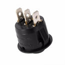 5/10x 15mm 3A/250V 6A/125V ON-OFF SPST 3 Pin Snap In Round Boat Rockers