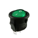 5/10x 15mm 3A/250V 6A/125V ON-OFF SPST 3 Pin Snap In Round Boat Rockers