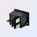 5x Red 4Pin Waterproof 250V 20A Bar Rocker Toggle Switch LED Light Car Boat