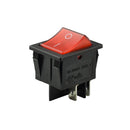 5Pcs SPST On/Off Black Square I/O Rocker Switch Mini Small For Automotive/Car