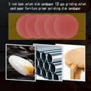 20pcs 5 Inch Self Adhesive Sanding Disc Sandpaper Roll Sticky Back Grit NEW