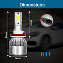 H11/H9/H8 LED mini Car headlight Bulbs Kit Auto 120W 3800LM 12-24V LED DRL Lamp