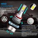 H11/H9/H8 LED mini Car headlight Bulbs Kit Auto 120W 3800LM 12-24V LED DRL Lamp