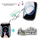 Remote Waterproof Wireless Doorbell 38Songs Chime Transmitter Receiver New 1 pc