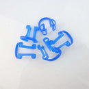 Cotton Roll Holder Clip Disposable Dental Isolator  Floss-Silk Variable Hot 100z