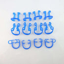 Cotton Roll Holder Clip Disposable Dental Isolator  Floss-Silk Variable Hot 100z