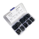 350x/Lot M2.5/M3/M4/M5/M6/M8 Black Plastic Nylon Washer Plated Flat Best