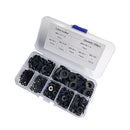 350x/Lot M2.5/M3/M4/M5/M6/M8 Black Plastic Nylon Washer Plated Flat Best