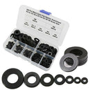 350x/Lot M2.5/M3/M4/M5/M6/M8 Black Plastic Nylon Washer Plated Flat Best