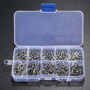 340x M3 A2 Stainless Steel Hex Screw Nuts Bolt Cap Socket Assortment Kit Hot