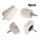 4 pcs Polishing Buffing Pad Mop Wheel Drill Pads Kit Manifold Aluminum Sta Best