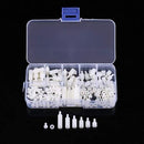 150 pcs White Nylon M2 M2.5 M3 M4 M5 Hex Screw Bolt Nut Standoff Spacer Kits New