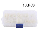 150 pcs White Nylon M2 M2.5 M3 M4 M5 Hex Screw Bolt Nut Standoff Spacer Kits New