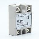1 xSSR-50DA Solid State Relay Alloy Heat Sink 60A Out 24-380V AC In 3-32V DC Hot
