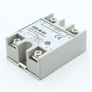 1 xSSR-50DA Solid State Relay Alloy Heat Sink 60A Out 24-380V AC In 3-32V DC Hot