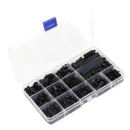 Black 320x Nylon M4 Hex Column Male-Female Standoff Spacers Screw Nut Kit Best