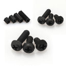 Black 320x Nylon M4 Hex Column Male-Female Standoff Spacers Screw Nut Kit Best