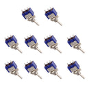 10 pcs MTS-102 3-pin 2-shift head toggle switch On-on Toggle Switch High Quality