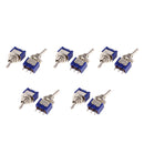 10 pcs MTS-102 3-pin 2-shift head toggle switch On-on Toggle Switch High Quality