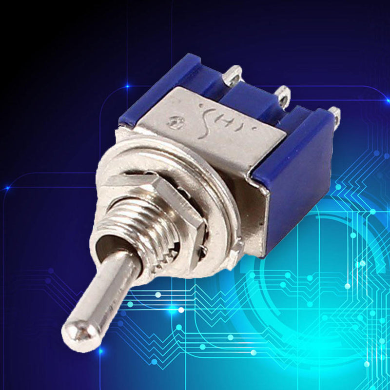 10 pcs MTS-102 3-pin 2-shift head toggle switch On-on Toggle Switch High Quality