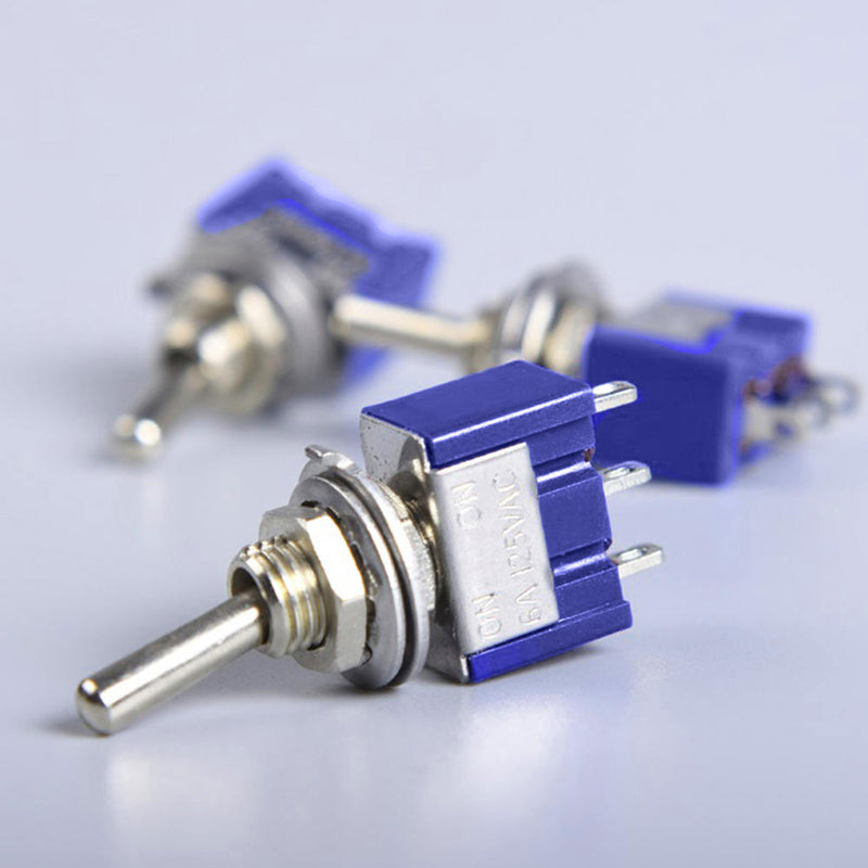 10 pcs MTS-102 3-pin 2-shift head toggle switch On-on Toggle Switch High Quality