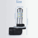 2 - Car Fog Light 881 / H27W 50W 2323 10SMD Highlight Fog Light LED Bulb New 2x