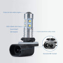 2 - Car Fog Light 881 / H27W 50W 2323 10SMD Highlight Fog Light LED Bulb New 2x