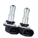 2 - Car Fog Light 881 / H27W 50W 2323 10SMD Highlight Fog Light LED Bulb New 2x
