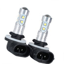 2 - Car Fog Light 881 / H27W 50W 2323 10SMD Highlight Fog Light LED Bulb New 2x