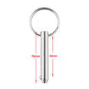 Tough 316 Stainless Steel Fitting Hinge With Spring Ball Quick Release New 1x