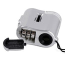 1 xMulti-function 60X with UV LED Light Magnifier Round Microscope Loupes Best