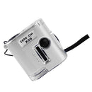 1 xMulti-function 60X with UV LED Light Magnifier Round Microscope Loupes Best