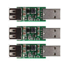 3x USB To USB Adjustable Output Module DC Voltage Converter Pcb 5.5*1.6mm New