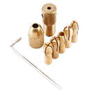 7x Small Electric Drill Bit Collet Micro Twist Drill Chuck for Rotary Tool Best