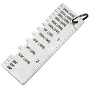 Wire/Metal Sheet Thickness Gauge Welding Gage Plated Size inspection tool New 1x