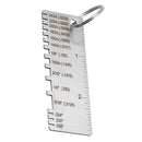Wire/Metal Sheet Thickness Gauge Welding Gage Plated Size inspection tool New 1x